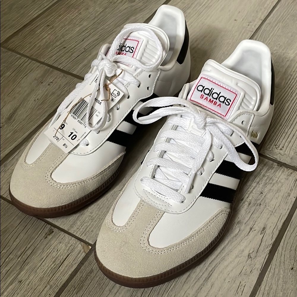 Adidas Samba White Black Sneakers